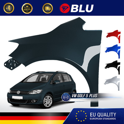 Fender For VW Golf V Plus 5 + LC5F Left Blue 05-09 Front Painted New