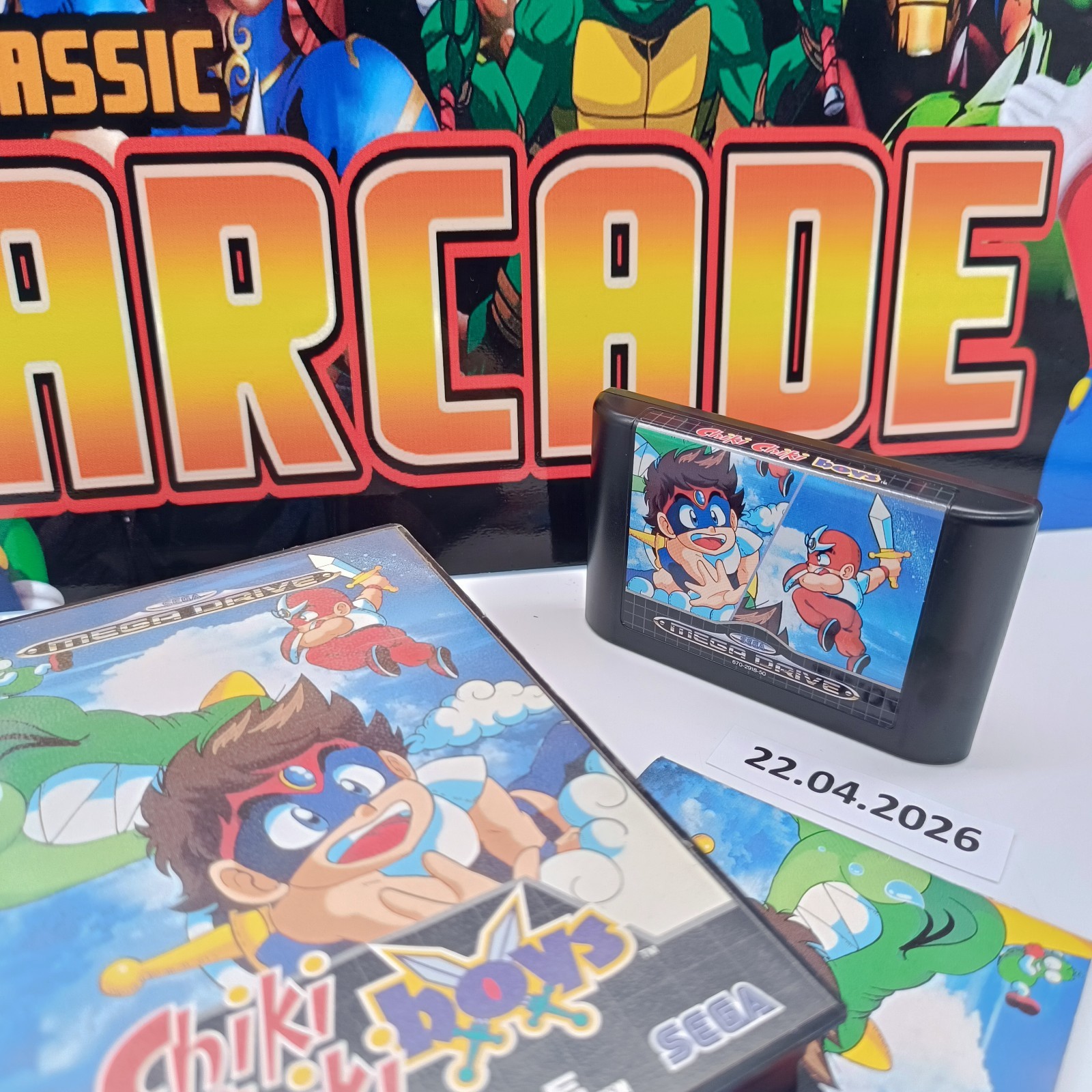 SEGA MEGADRIVE - CHIKI CHIKI BOYS (occasion - complet)