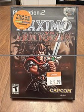 Maximo vs Army of Zin (Sony PlayStation 2, 2004) Blockbuster Label No Manual