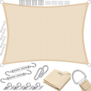 RETOURE Sonnensegel Sonnenschutz UV Schutz Sonnendach Schatten Segel 2x3m