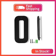 16" Floating House Numbers, Large Metal Address Number for Outside 0