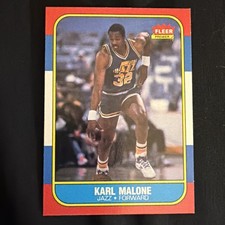 1986-87 Fleer - Karl Malone #68 (RC)
