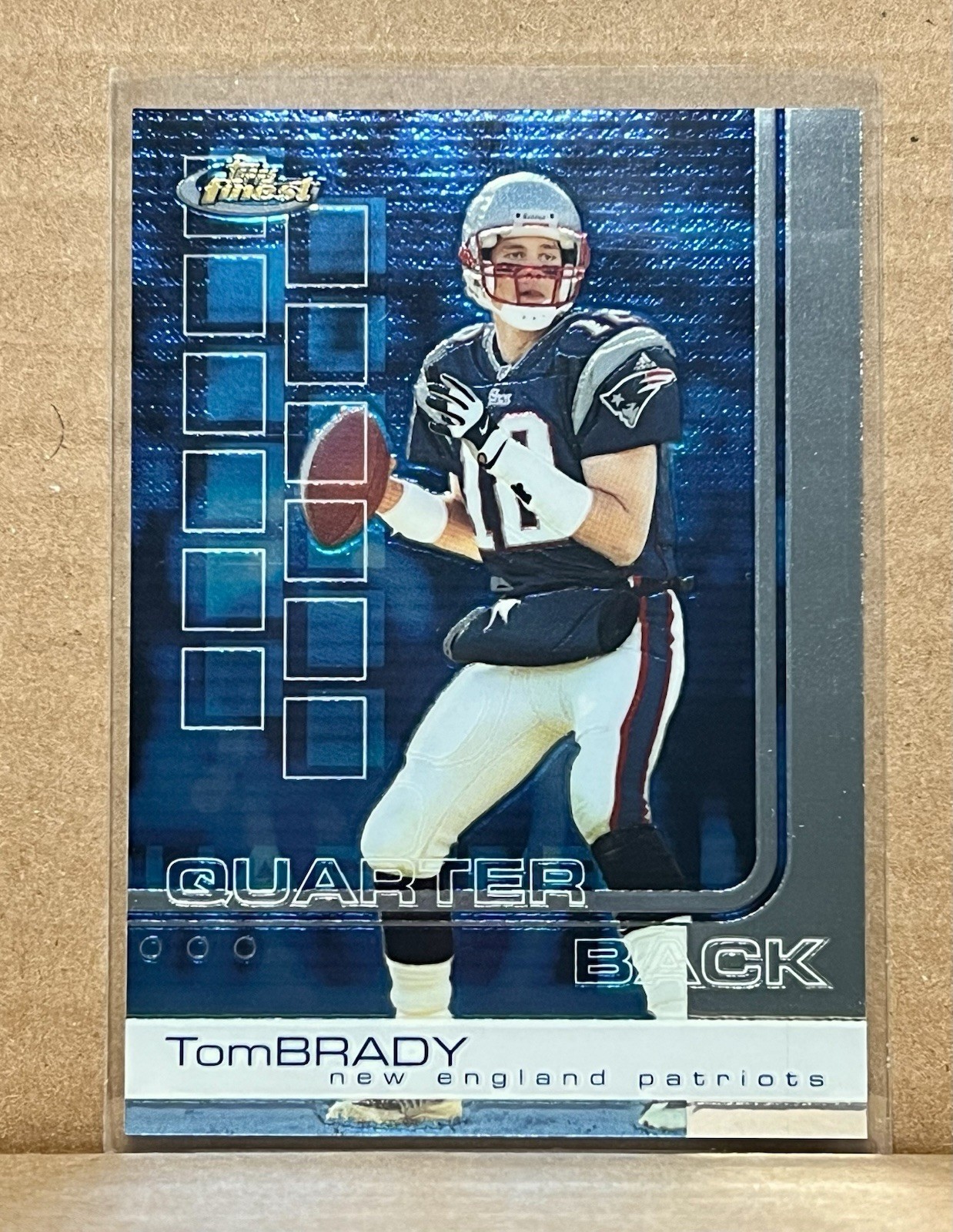 2002 Topps Finest Tom Brady #50 New England Patriots NM-MT