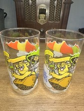 Pair Of 1981 McDonalds The Great Muppet Caper Kermit Fozzie Bear RARE Vintage