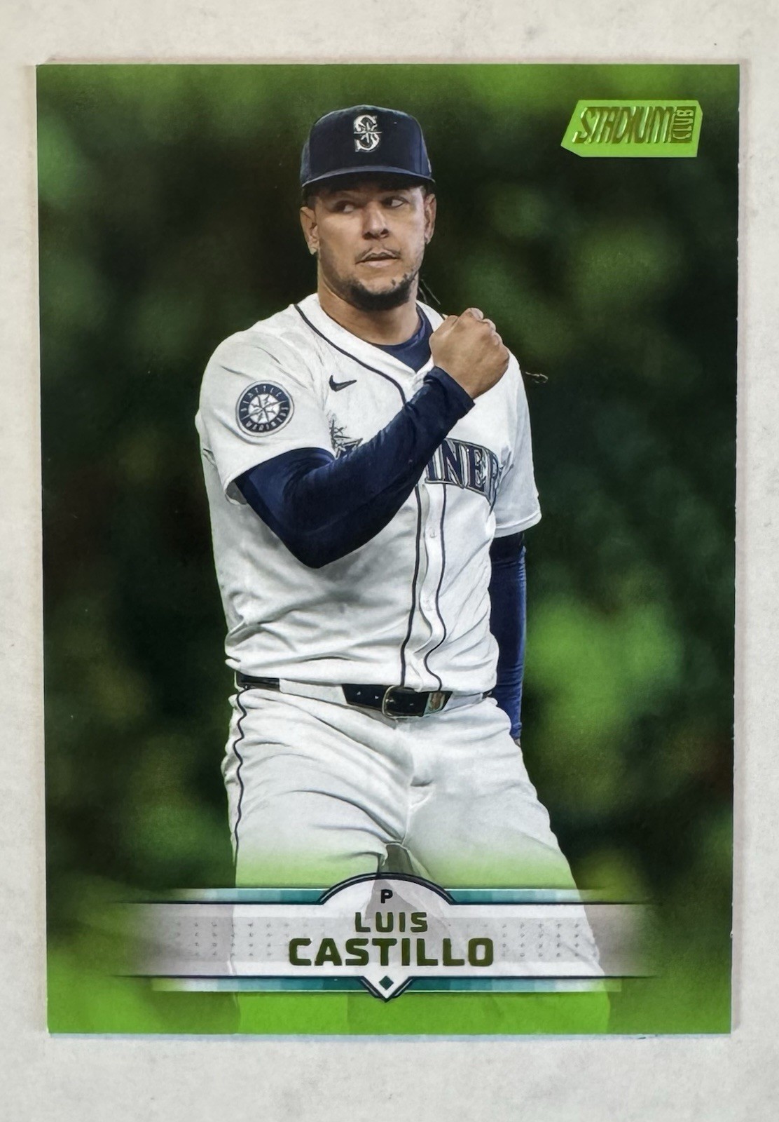2025 Topps Stadium Club - Luis Castillo #147 Lime Green