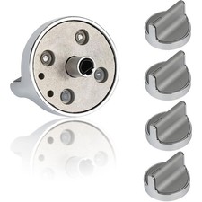 5 Pcs Range/Oven Knobs for Whirlpool W10594481 for Gas Stove Range