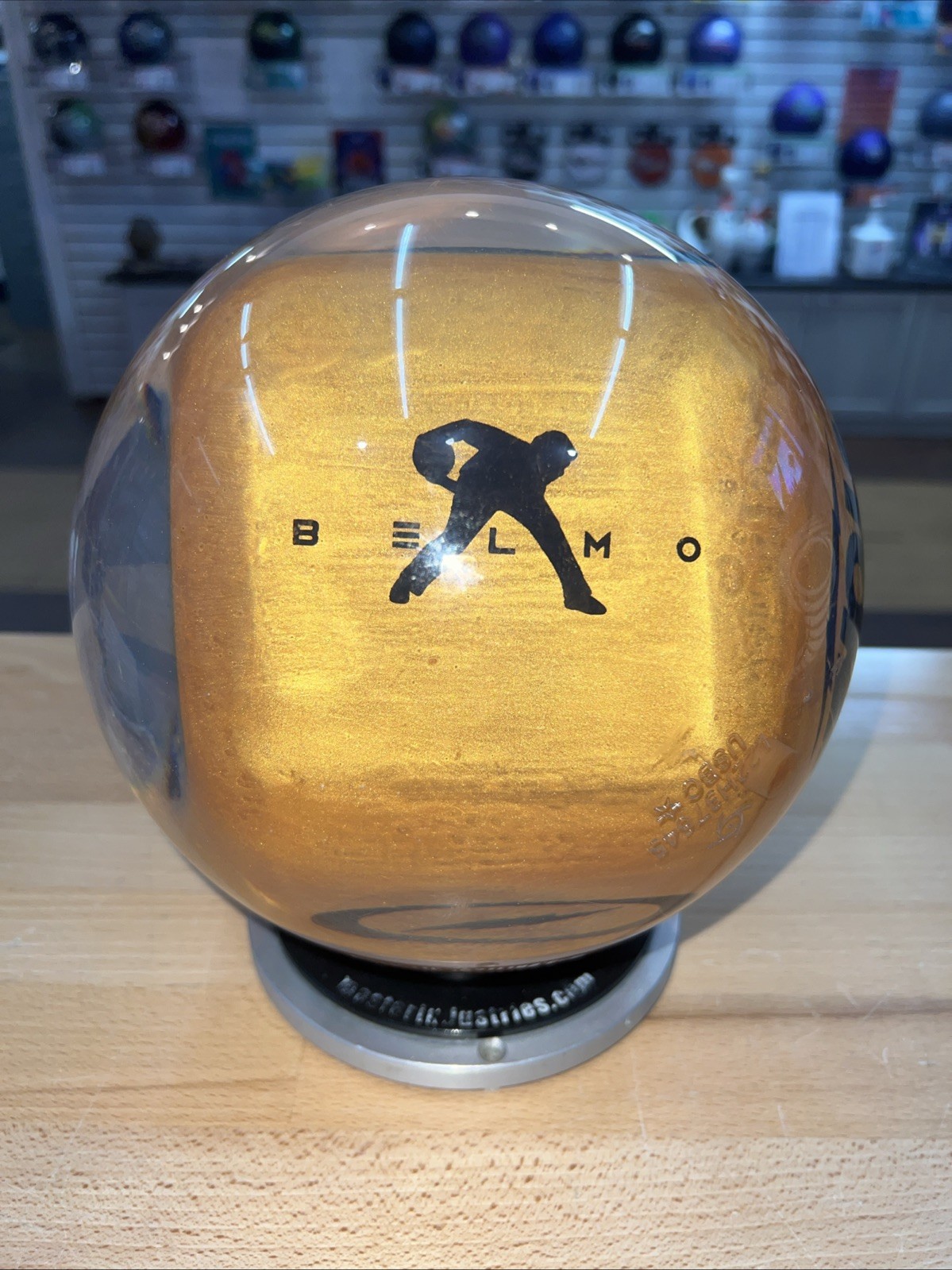 Storm Clear Belmo Gold 1st Quality Bowling Ball | 15 Pounds 