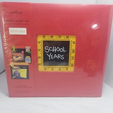 Hallmark School Years Instant Scrapbook 20 Designed Pages 12" x 12" New