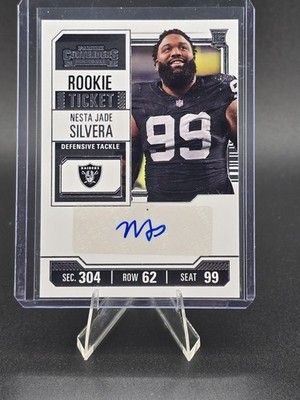2023 Panini Contenders - Rookie Ticket Nesta Silvera #305 (AU, RC)