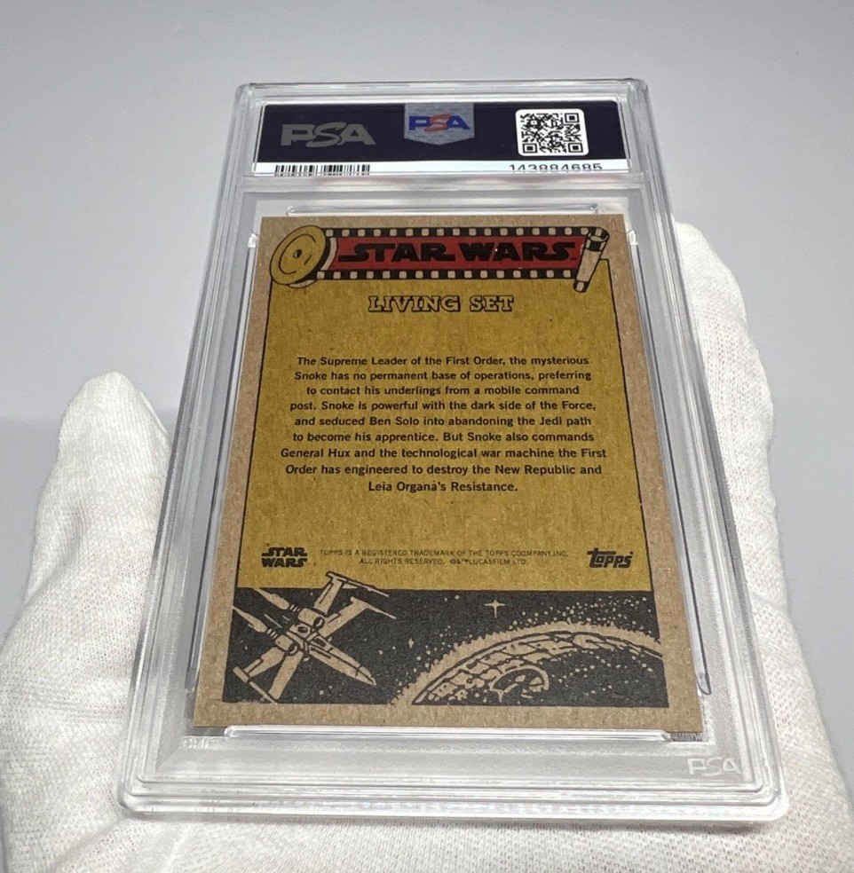 Star Wars Living Set 2019 Topps SUPREME LEADER SNOKE #59 PSA 10 GEM MINT! view 13