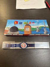 Swatch London Special Edition Watch RARE GN190-2000 YEAR REL_NEW EXC COND