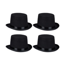 Top hat Fancy Dress Cylinder Unisex Party Accessory Multipack Lightweight