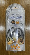 Official Sony Walkman MDR-J10 Stereo Headphones New & Sealed 2002