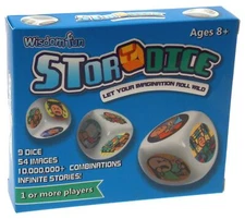 Story Dice 9 Actions Storytelling Cubes Gift Stories Travel Party Game Education