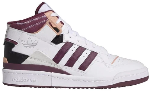 adidas Forum Exhibit Mid White Victory Crimson