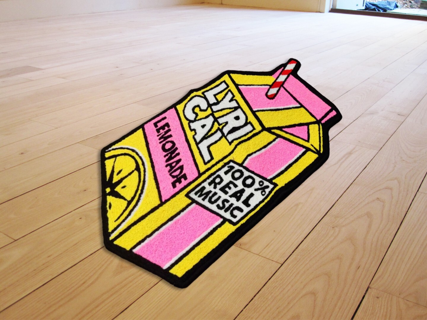 Lyrical Lemonade Can Floor Mat Living Room Area Rugs Modern Wool Accent