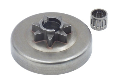 3/8 Kettenrad + Lager passend Husqvarna 455 460 Rancher Motorsäge 3/8 Teilung 7Z
