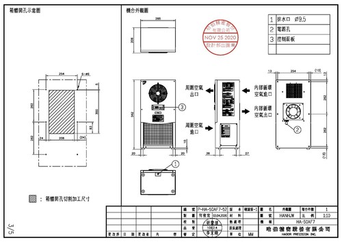 HABOR HA-50A Air Cooler Air Conditioner 220V 50/60Hz - Picture 6 of 6