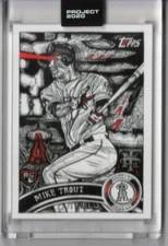 Topps Project 2020 CARD #121 MIKE TROUT BY JK5 POP 20961