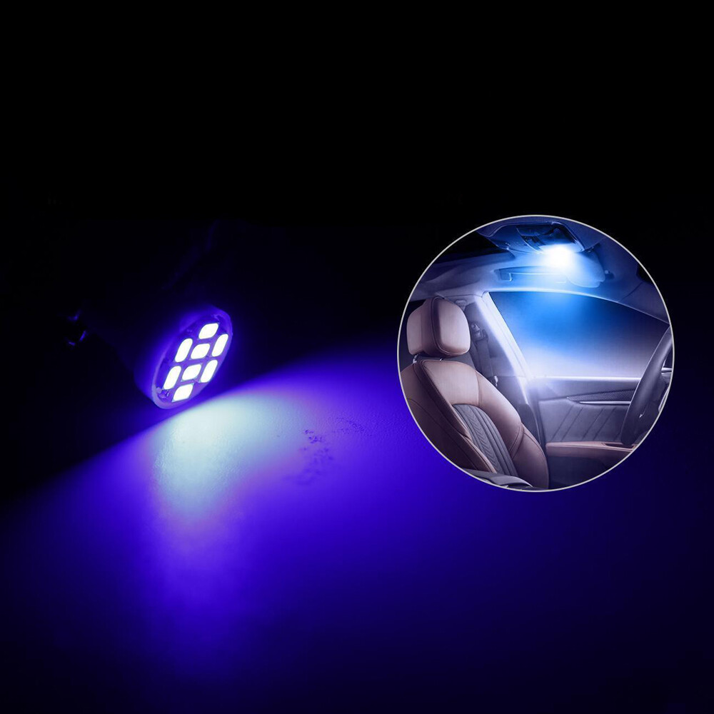 13 x Blue Car Interior LED Bulbs Light Dome Map License Plate Lamp