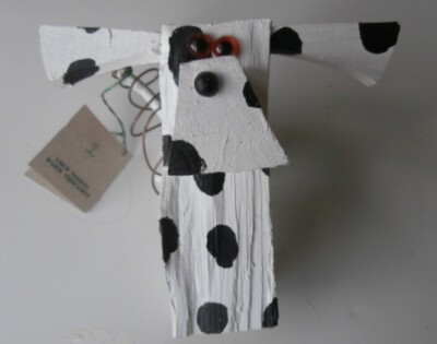 DALMATIAN Metal, Wire, Wood, Humorous, Jay McCarten (signed)