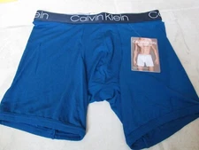 NEW Calvin Klein ULTRA-SOFT MODAL BOXER BRIEF Men's S STANNITE BLUE $30