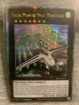 Mecha Phantom Beast Dracossack (Quarter Century Secret Rare) RA03-EN039 Quarter