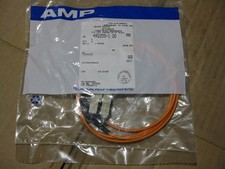 AMP 492250-1 SC Male to ST Male 1 Meter 62.5/125 Duplex Fiber Optic Patch Cable