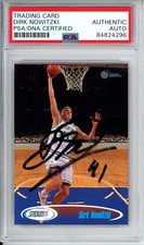 1998 Topps Stadium Club Dirk Nowitzki Rookie Card SIGNED PSA DNA AUTOGRAPH HOF