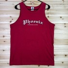AAA Phoenix International Raceway Tank Tops Mens Large Red Sleeveless Shirt