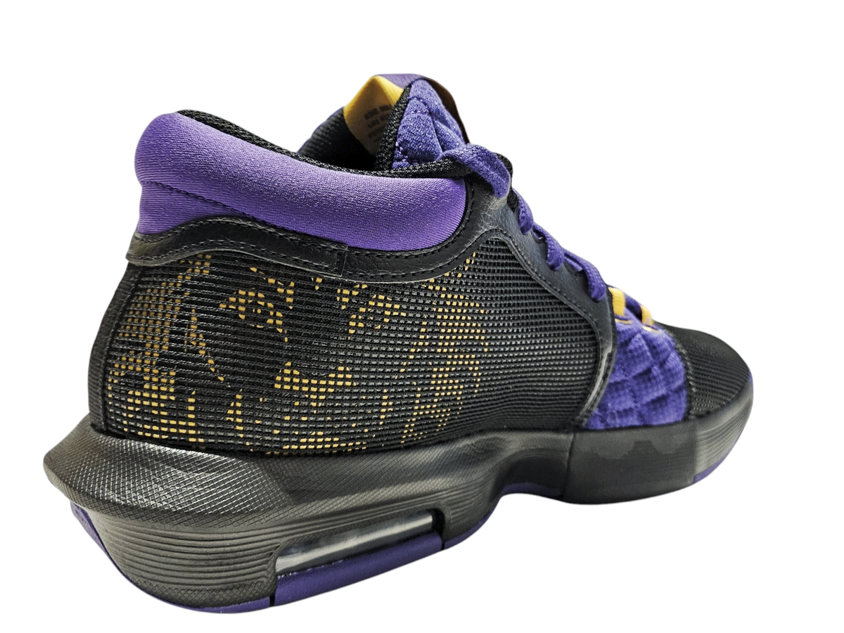 NIKE LEBRON WITNESS 8 VIII Black/Purple/Gold Men\'s Shoe Size‎ 8.5/9  FB2239-001 Nike Lebron Witness 8 VIII Shoes Black, Purple & Gold FB2239  main image 4