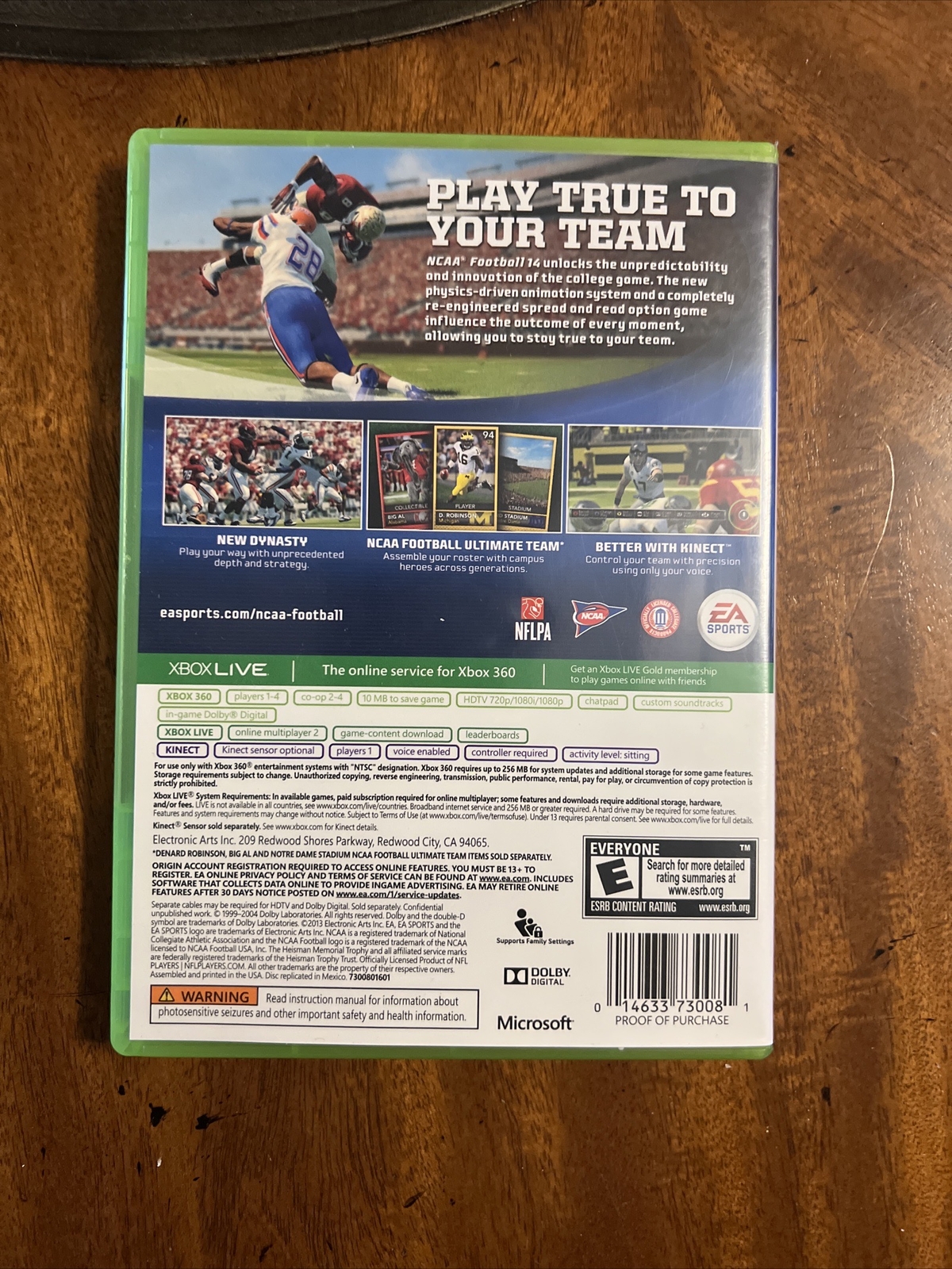 NCAA Football 14 (Xbox 360), very good condition eBay
