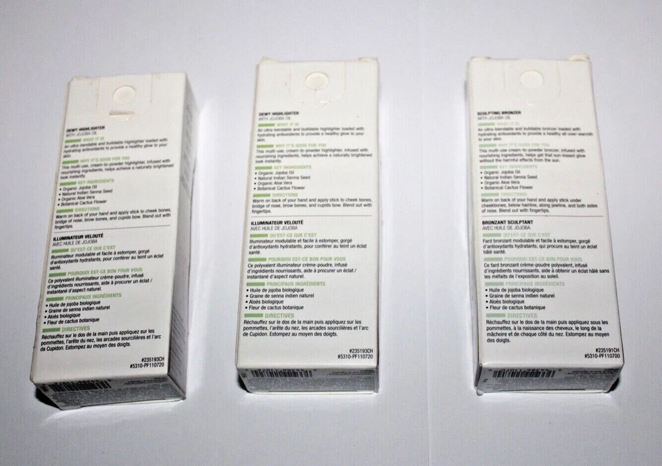 Physicians Formula Organic Wear Dewy  2xPF11072 + PF11070 Lot Of 3 New - Image 2 of 2