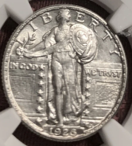 1926 Standing Liberty Quarter NGC AU Details