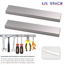 2PCS Block Magnets Super Strong N38 Neodymium Large Magnet 3.1" 0.6" 0.21" US