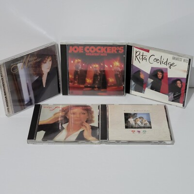 5 CD Lot : Joe Cocker Jennifer Warnes Rita Coolidge M. Manchester O Newton-John