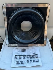 DEKTITE PREMIUM #7 BLACK EPDM METAL ROOF PIPE FLASHING SQUARE OD PIPE 6"-12"