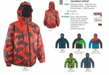 NEW Firefly AquaBase Elite Grow-Tech CALE Boy's SKI Snowboard Jacket, MEDIUM