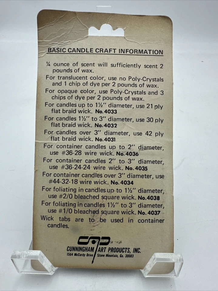 Candle Craft 6 Lime Green Candle Dye Melts For Coloring Wax - NIP 4066 - Image 2 of 2
