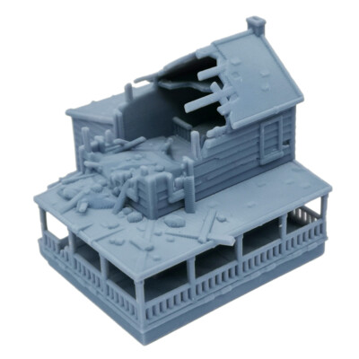 Destroyed Country House 1:144 U2013 Outland Models