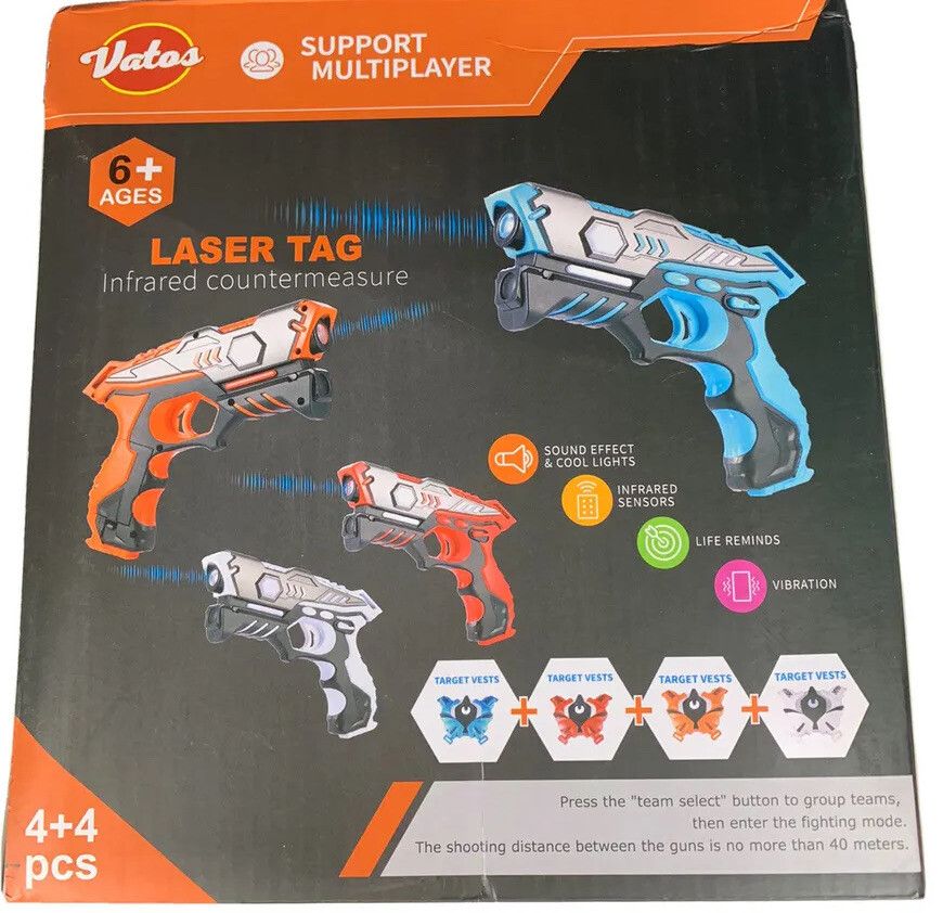 Laser Tag Multiplayer Infrared Countermeasure Set By Vatos NIB