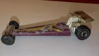 Vtg Hot Wheels 1975 Redline Cool One Zap Dragster Hong Kong Base Purple