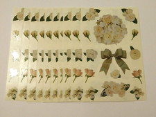 Mrs Grossman's Stickers Lot of 10 Sheets Wedding Flowers Photoessence 1998