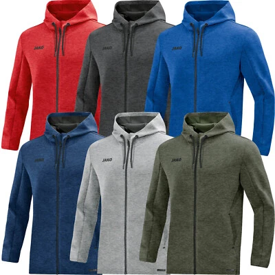 Chaqueta con capucha JAKO Premium Basics chaqueta deportiva chaqueta de entrenamiento fitness 6829