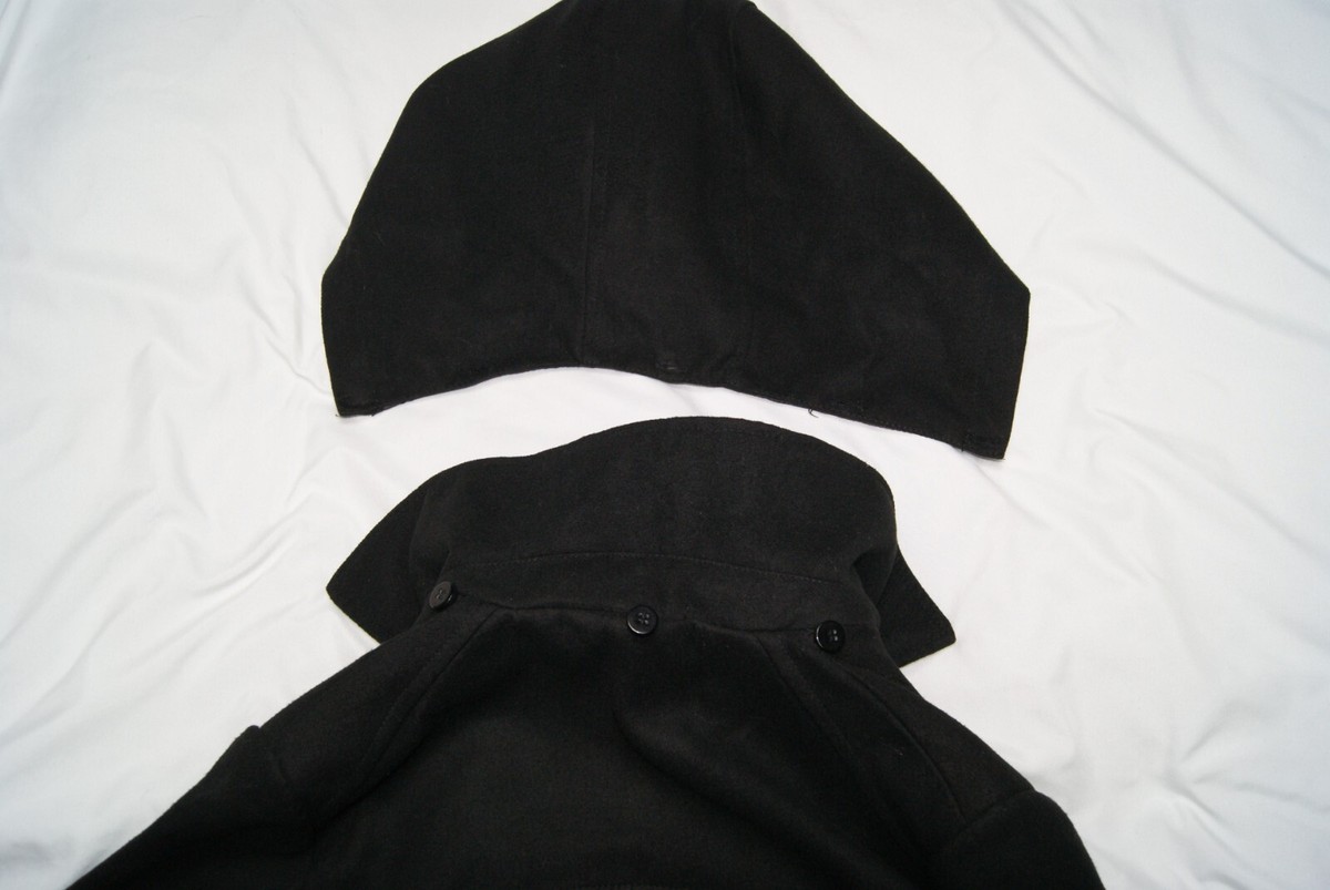 signature studio pea coat womens medium black removeable signature studio pea coat womens medium black removeable
