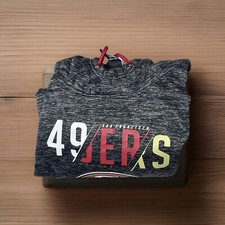 San Francisco 49ers NFL Hoodie Sweatshirt Mens XL Dark Gray Team Gear