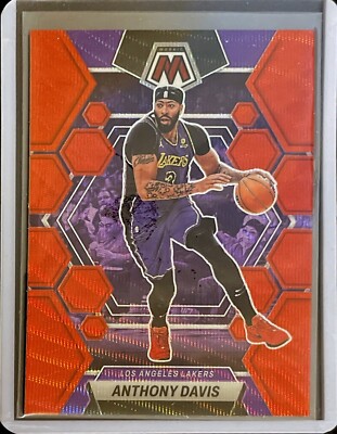 Anthony Davis - 2022-23 Panini Mosaic Basketball - Red Shimmer Prizm #110