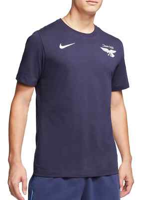 Nike Move to Zero T-Shirt Men's Team USA Official Training Sport Blue  CN1483-451 | eBay