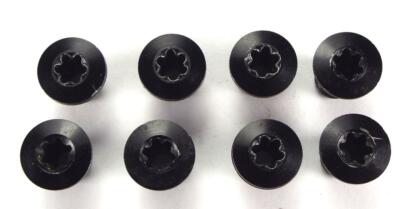 ORIGINAL - SHIMANO XT - 8 X KETTENBLATT INBUSSCHRAUBE KONVOLUT - SCHWARZ ALU - MTB