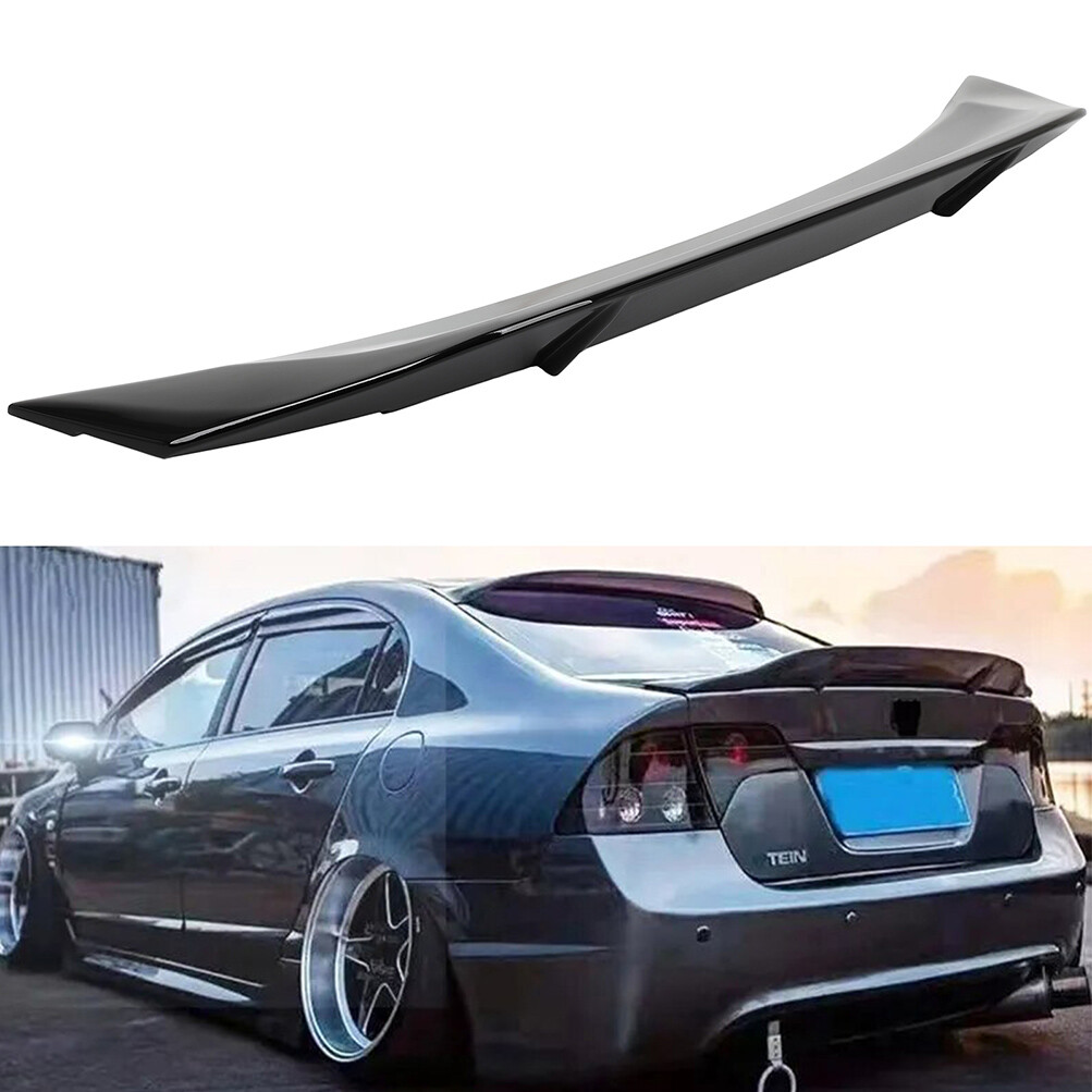 2016-2021 Honda Civic R-Style High-Kick Gloss Black Rear Spoiler